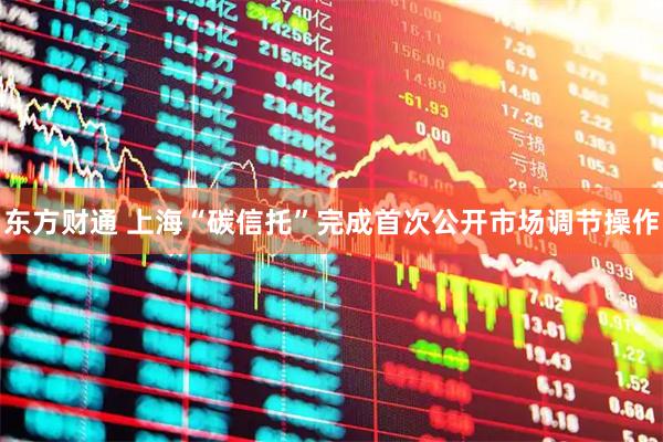 东方财通 上海“碳信托”完成首次公开市场调节操作
