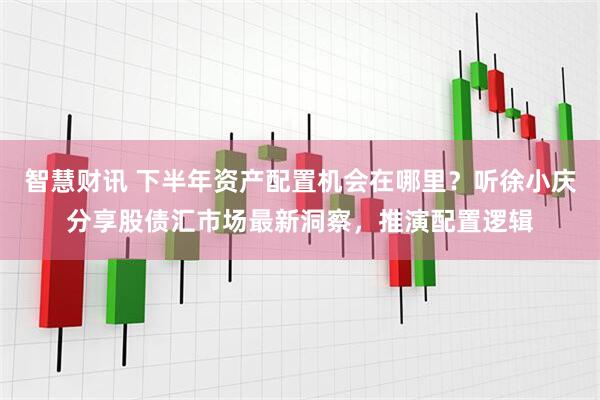 智慧财讯 下半年资产配置机会在哪里？听徐小庆分享股债汇市场最新洞察，推演配置逻辑