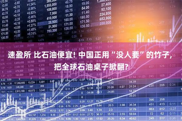 速盈所 比石油便宜! 中国正用“没人要”的竹子, 把全球石油桌子掀翻?
