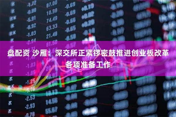 盘配资 沙雁：深交所正紧锣密鼓推进创业板改革各项准备工作