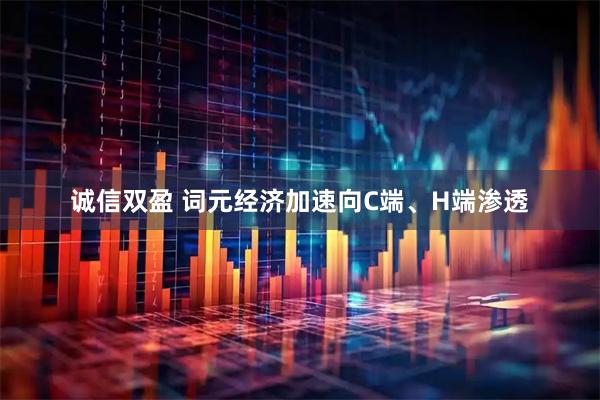 诚信双盈 词元经济加速向C端、H端渗透
