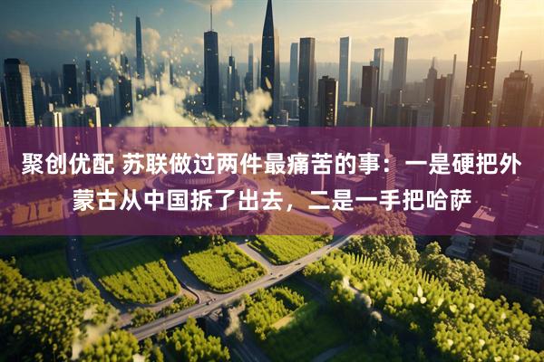 聚创优配 苏联做过两件最痛苦的事:一是硬把外蒙古从中国拆了出去,二是一手把哈萨