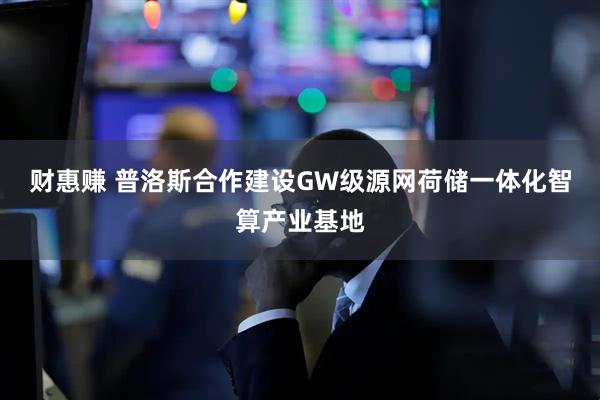 财惠赚 普洛斯合作建设GW级源网荷储一体化智算产业基地